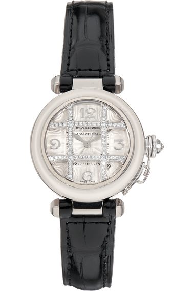 Pasha de Cartier White Gold and Stainless Steel Automatic