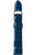 18MM Blue Thin Alligator Strap