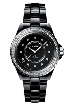 J12 Diamond Bezel Watch Caliber 12.1, 38 MM