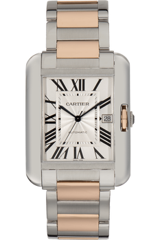 Tank Anglaise XL Rose Gold and Stainless Steel Automatic