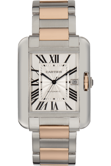 Tank Anglaise XL Rose Gold and Stainless Steel Automatic