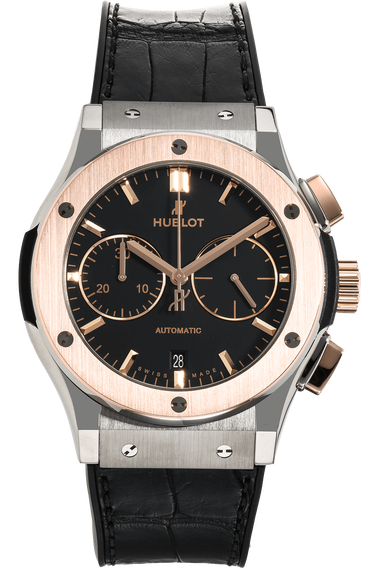 Classic Fusion Chronograph Rose Gold and Stainless Steel Automatic