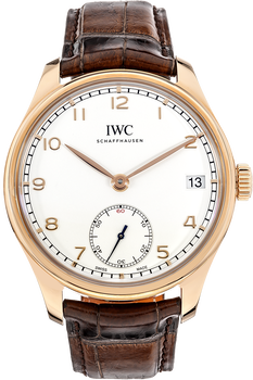 Portuguese Hand Wound Eight Days Rose Gold Manual