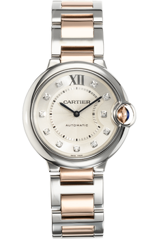 Ballon Bleu Rose Gold and Stainless Steel Automatic
