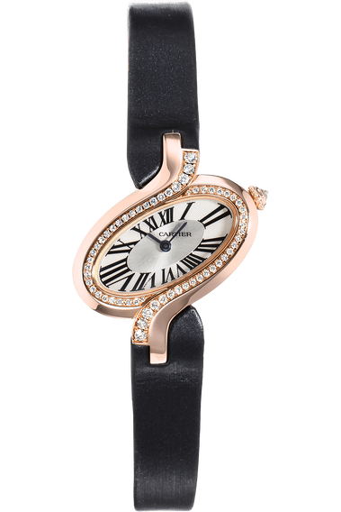 Pre-Owned Cartier Delices Rose Gold Quartz