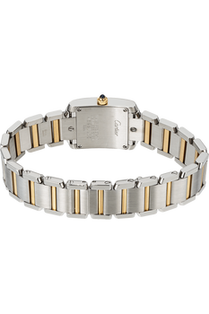 Tank Francaise Yellow Gold and Stainless Steel Quartz