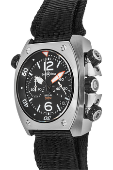 BR 02 Chronograph Stainless Steel Automatic