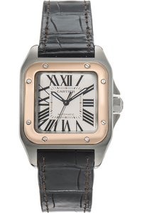 Santos 100 Rose Gold and Stainless Steel Automatic Santos 100 Rose Gold and Stainless Steel Automatic