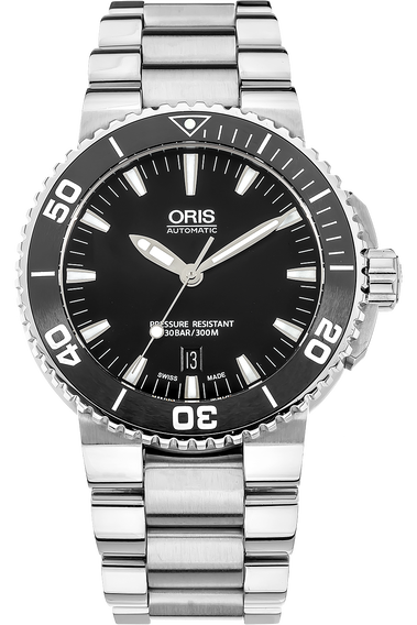 Aquis Date Stainless Steel Automatic