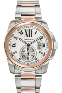Calibre de Cartier Rose Gold and Stainless Steel Automatic