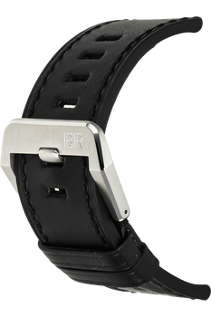 BR 03-94 Black Steel Chronograph Stainless Steel Automatic