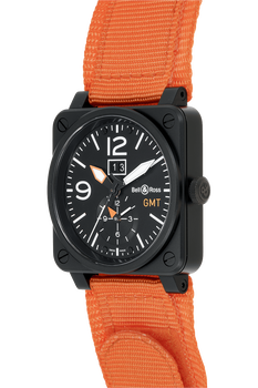 BR 03-51 GMT Carbon PVD Stainless Steel Automatic