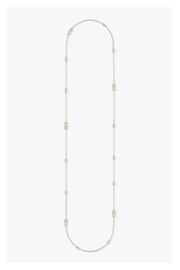 Move Uno Long Necklace in Pink Gold