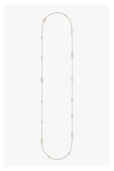Move Uno Long Necklace in Pink Gold