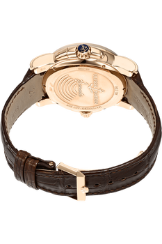 Sonata Dual Time Alarm Rose Gold Automatic
