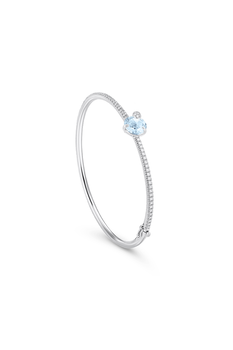 Peekaboo Aquamarine Bangle
