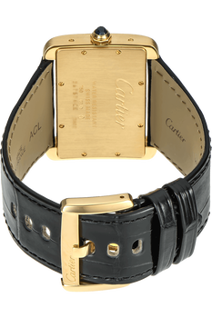 Tank Divan Yellow Gold Quartz