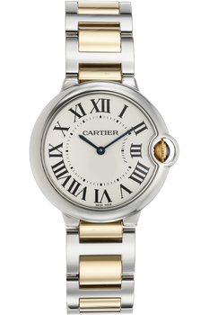 Ballon Bleu Yellow Gold and Stainless Steel Quartz