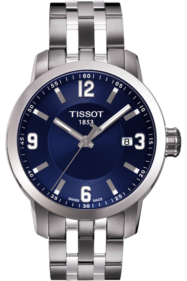 Tissot PRC 200 Men s Blue Quartz Sport Watch T0554101104700