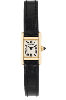 Tank Mini Yellow Gold Quartz