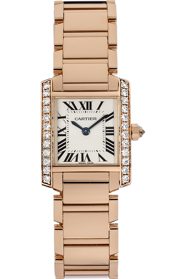 Tank Francaise Rose Gold Quartz