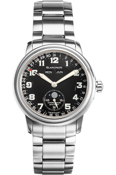 Leman Complete Calendar Moonphase Stainless Steel Automatic