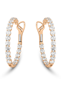 Classics Diamond Hoops