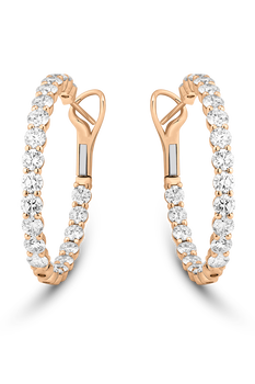 Classics Diamond Hoops