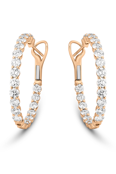 Classics Diamond Hoops