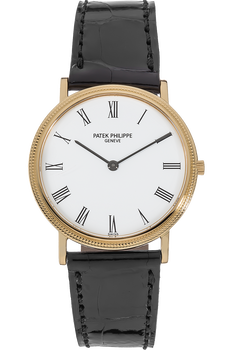 Calatrava Reference 3744 Yellow Gold Quartz