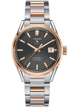 Carrera Calibre 5 Steel &amp; Rose Gold