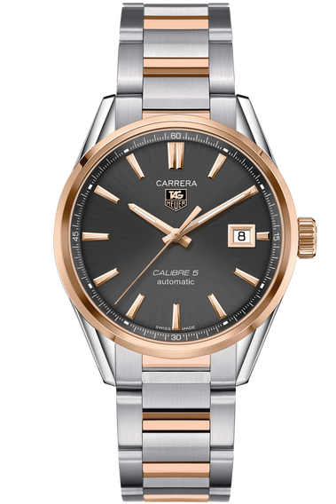 Carrera Calibre 5 Steel &amp; Rose Gold