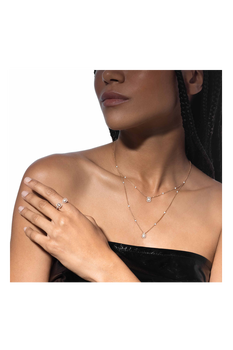 My Twin Necklae in Pink Gold