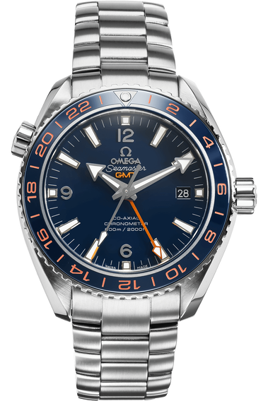 Seamaster Planet Ocean Co-Axial GMT Stainless Steel Automatic