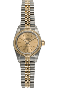 Oyster Perpetual Yellow Gold and Stainless Steel Automatic