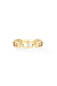 Diamond Ring Move Uno in Yellow Gold