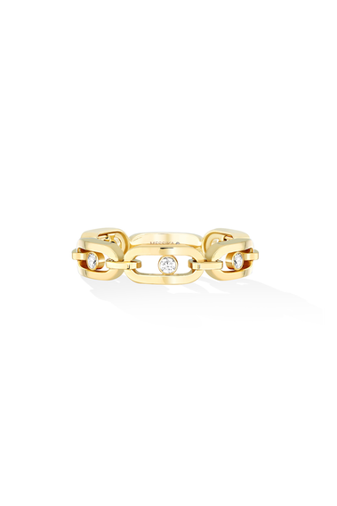 Move Link Multi Ring in Yellow Gold Size 54