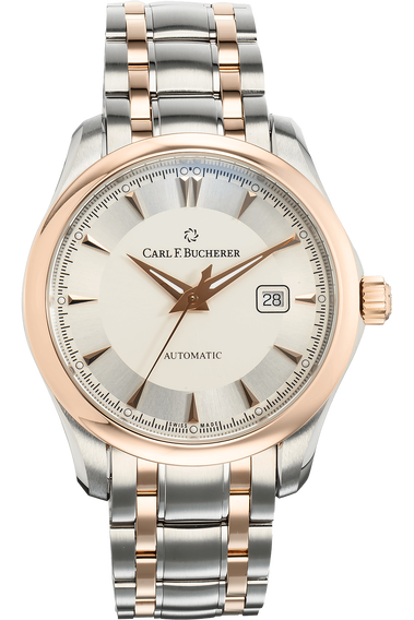 Manero AutoDate Rose Gold and Stainless Steel Automatic