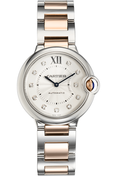 Ballon Bleu Rose Gold and Stainless Steel Automatic