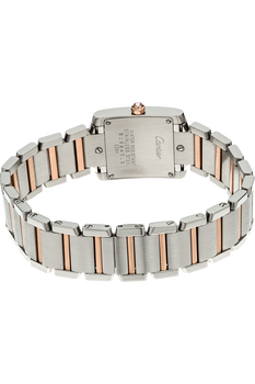 Tank Francaise Rose Gold and Stainless Steel Quartz