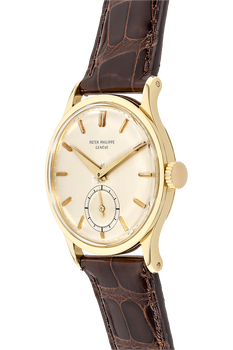 Calatrava Reference 570 Circa 1960s Yellow Gold Manual