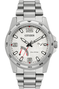 Eco-Drive Stainless Steel Citizen PRT Power Reserve Watch