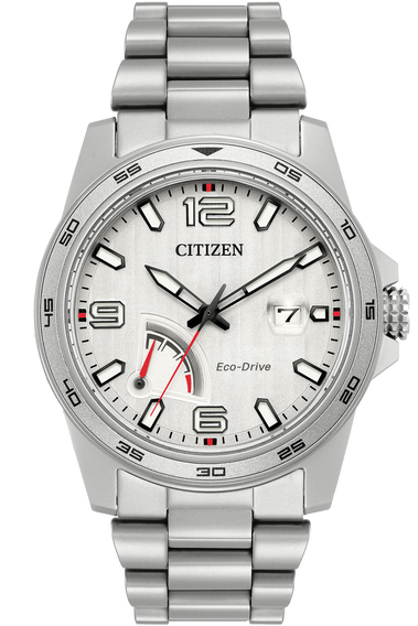 Eco-Drive Stainless Steel Citizen PRT Power Reserve Watch