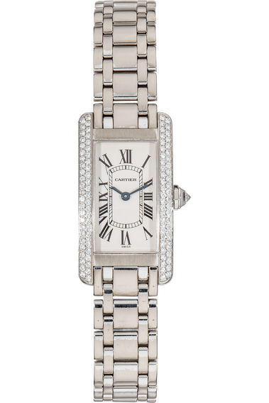 Tank Americaine White Gold Quartz
