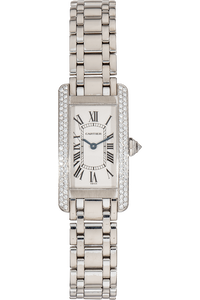 Tank Americaine White Gold Quartz Tank Americaine White Gold Quartz