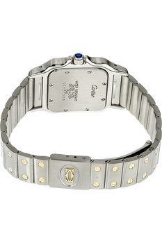 Santos Galbee Yellow Gold and Stainless Steel Quartz