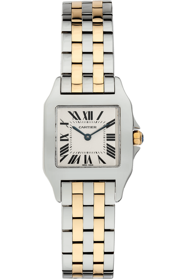 Santos Demoiselle Yellow Gold and Stainless Steel Quartz