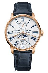 Marine Torpilleur Moonphase 42mm Rose Gold