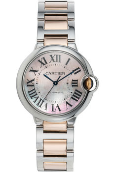 Ballon Bleu Rose Gold and Stainless Steel Automatic