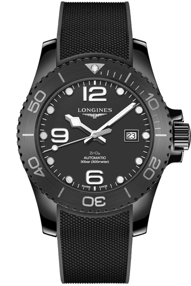 Longines All Black Ceramic Hydroconquest 43MM L3.784.4.56.9